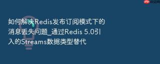 如何解决redis发布订阅模式下的消息丢失问题_通过redis 5.0引入的streams数据类型替代