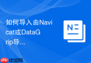 如何导入由Navicat或DataGrip导出的备份文件_注释差异与特殊导出设定的兼容调整