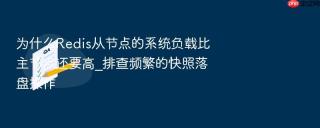 为什么Redis从节点的系统负载比主节点还要高_排查频繁的快照落盘操作