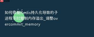 如何修复redis持久化导致的子进程写时复制内存溢出_调整overcommit_memory