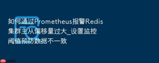 如何通过Prometheus报警Redis集群主从偏移量过大_设置监控阈值预防数据不一致