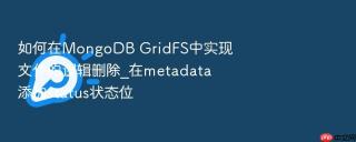 如何在mongodb gridfs中实现文件的逻辑删除_在metadata添加status状态位