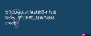 为什么redis布隆过滤器不能删除key_探讨布隆过滤器的缺陷与补救