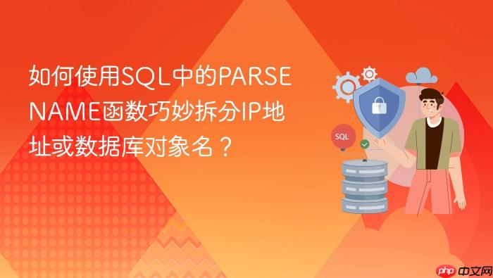 如何使用sql中的parsename函数巧妙拆分ip地址或数据库对象名?