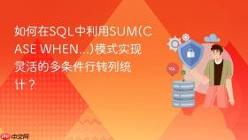 如何在sql中利用sum(case when...)模式实现灵活的多条件行转列统计?