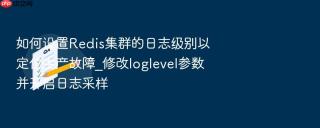 如何设置redis集群的日志级别以定位生产故障_修改loglevel参数并开启日志采样