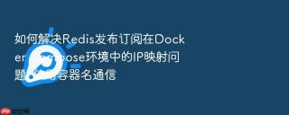如何解决Redis发布订阅在Docker Compose环境中的IP映射问题_使用容器名通信