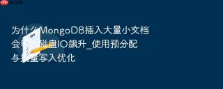 为什么mongodb插入大量小文档会导致磁盘io飙升_使用预分配与批量写入优化