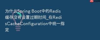 为什么spring boot中的redis缓存没有设置过期时间_在rediscacheconfiguration中统一指定