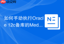 如何手动执行Oracle 12c备库的Media Recovery过程