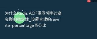 为什么redis aof重写频率过高会影响稳定性_设置合理的rewrite-percentage百分比