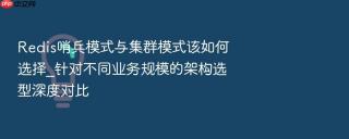 redis哨兵模式与集群模式该如何选择_针对不同业务规模的架构选型深度对比