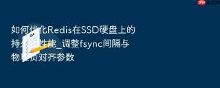 如何优化redis在ssd硬盘上的持久化性能_调整fsync间隔与物理页对齐参数