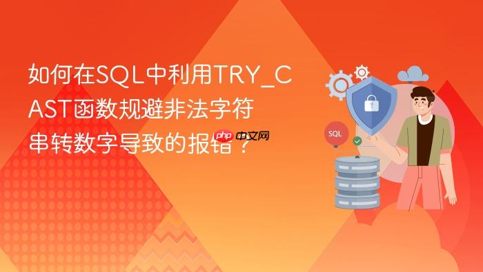 如何在sql中利用try_cast函数规避非法字符串转数字导致的报错？