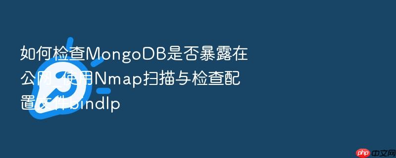 如何检查mongodb是否暴露在公网_使用nmap扫描与检查配置文件bindip