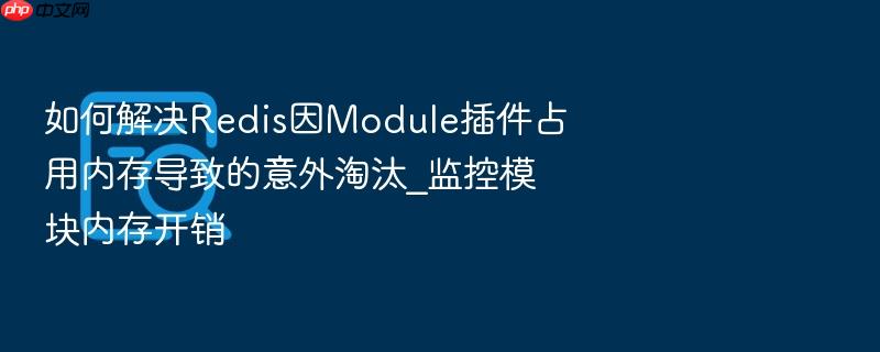 如何解决redis因module插件占用内存导致的意外淘汰_监控模块内存开销