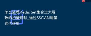 怎么处理redis set集合过大导致的扫描超时_通过sscan增量迭代获取