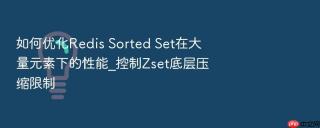 如何优化Redis Sorted Set在大量元素下的性能_控制Zset底层压缩限制