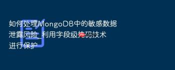 如何处理MongoDB中的敏感数据泄露风险_利用字段级掩码技术进行保护
