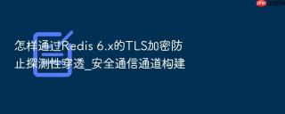 怎样通过redis 6.x的tls加密防止探测性穿透_安全通信通道构建