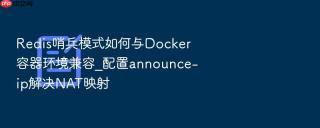 Redis哨兵模式如何与Docker容器环境兼容_配置announce-ip解决NAT映射