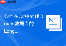 如何在C#中处理Oracle数据库的Long类型字段迁移