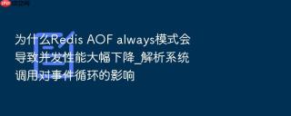 为什么Redis AOF always模式会导致并发性能大幅下降_解析系统调用对事件循环的影响
