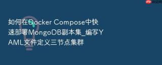 如何在Docker Compose中快速部署MongoDB副本集_编写YAML文件定义三节点集群