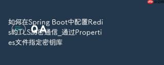 如何在spring boot中配置redis的tls加密通信_通过properties文件指定密钥库