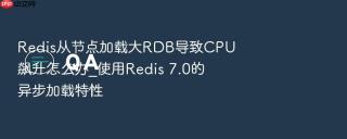 Redis从节点加载大RDB导致CPU飙升怎么办_使用Redis 7.0的异步加载特性