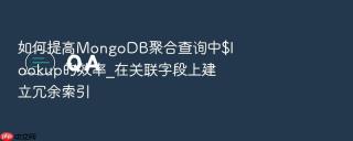 如何提高mongodb聚合查询中$lookup的效率_在关联字段上建立冗余索引