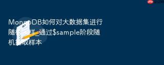 MongoDB如何对大数据集进行随机采样_通过$sample阶段随机抽取样本