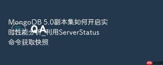 mongodb 5.0副本集如何开启实时性能分析_利用serverstatus命令获取快照