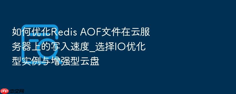 如何优化redis aof文件在云服务器上的写入速度_选择io优化型实例与增强型云盘