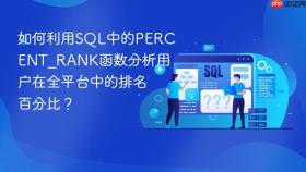 如何利用sql中的percent_rank函数分析用户在全平台中的排名百分比?