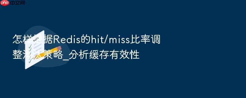 怎样根据redis的hit/miss比率调整淘汰策略_分析缓存有效性
