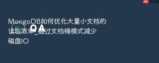 mongodb如何优化大量小文档的读取效率_通过文档桶模式减少磁盘io