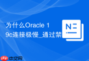 为什么Oracle 19c连接极慢_通过禁用DNS反向解析及设置sqlnet.ora