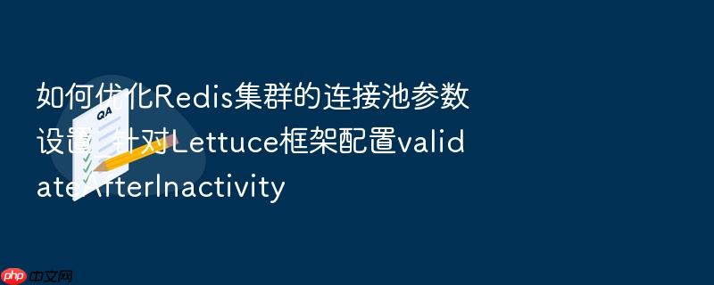 如何优化redis集群的连接池参数设置_针对lettuce框架配置validateafterinactivity