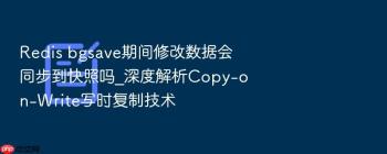 Redis bgsave期间修改数据会同步到快照吗_深度解析Copy-on-Write写时复制技术