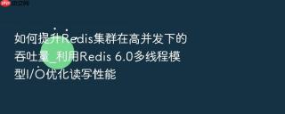 如何提升redis集群在高并发下的吞吐量_利用redis 6.0多线程模型i/o优化读写性能