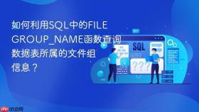 如何利用sql中的filegroup_name函数查询数据表所属的文件组信息?