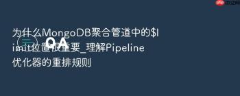 为什么MongoDB聚合管道中的$limit位置很重要_理解Pipeline优化器的重排规则