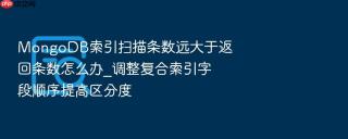 MongoDB索引扫描条数远大于返回条数怎么办_调整复合索引字段顺序提高区分度