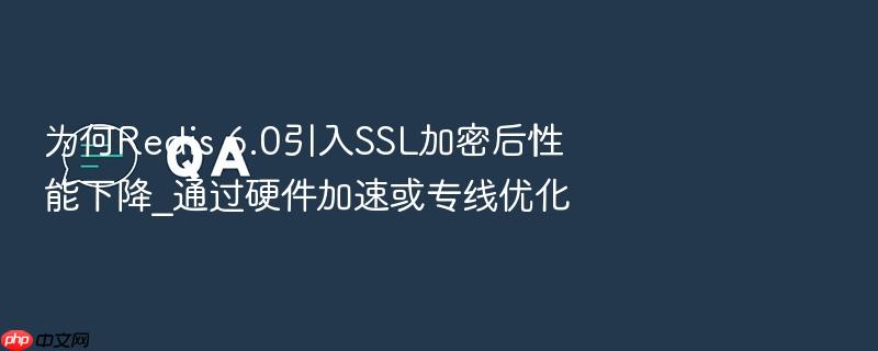 为何redis 6.0引入ssl加密后性能下降_通过硬件加速或专线优化