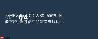 为何redis 6.0引入ssl加密后性能下降_通过硬件加速或专线优化