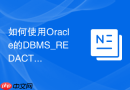 如何使用Oracle的DBMS_REDACT对存储过程输出进行脱敏？