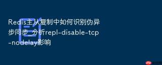 redis主从复制中如何识别伪异步同步_分析repl-disable-tcp-nodelay影响
