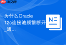 为什么Oracle 12c连接池频繁断开_通过调整EXPIRE_TIME心跳参数解决