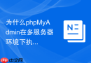 为什么phpMyAdmin在多服务器环境下执行SQL导出非常缓慢？